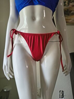 wild fable Red Side-Tie Bikini Bottom